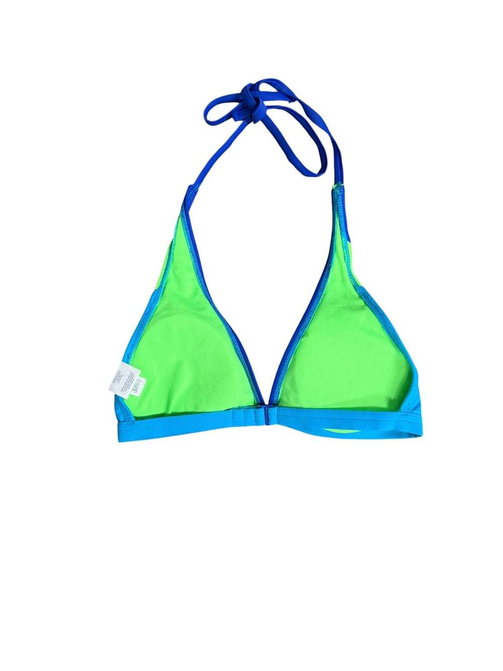 Reebok Colorblock Halter Bikini Top S paired with Apt 9 Royal blue Bottoms M - Picture 2 of 5